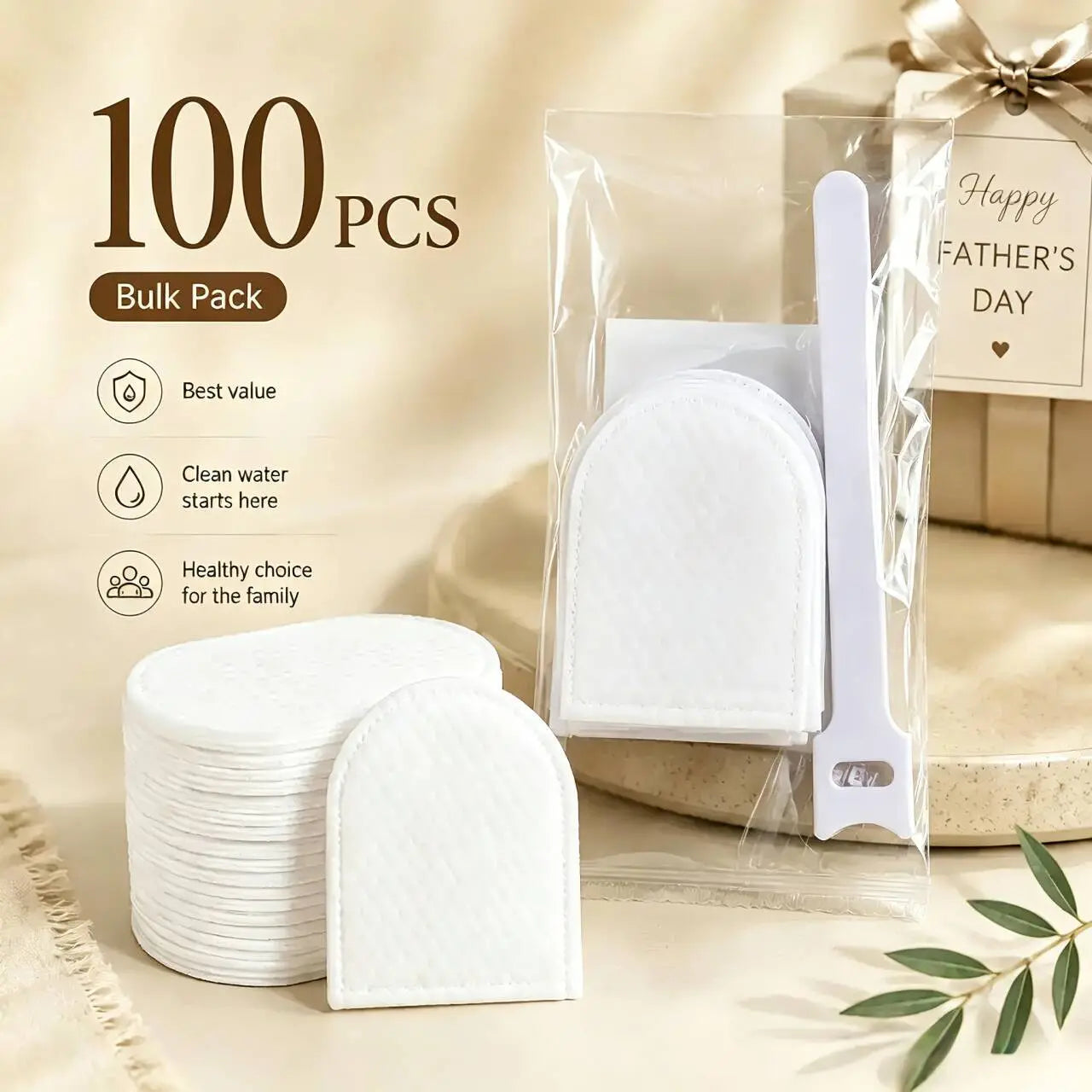 Faucet Water Filter Bag for Kitchen Sink, Removes Rust & Impurities, Reusable Purifier Pouch for Tap Water, Spring Water, Camping & Travel