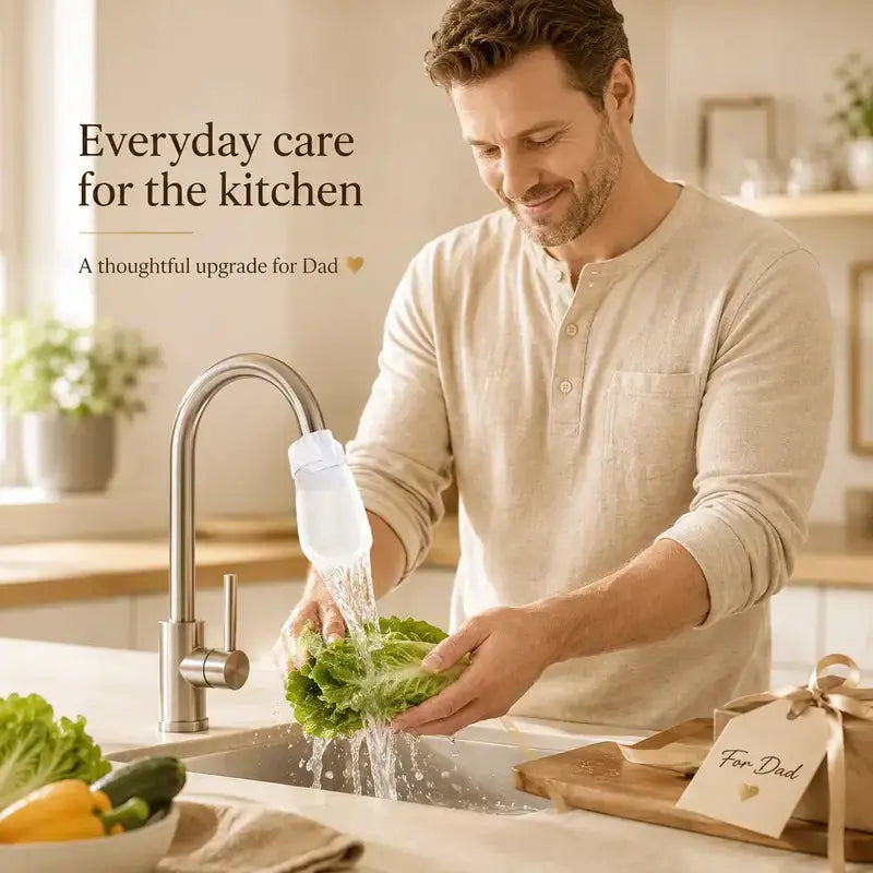 Faucet Water Filter Bag for Kitchen Sink, Removes Rust & Impurities, Reusable Purifier Pouch for Tap Water, Spring Water, Camping & Travel